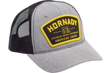 Image of Hornady Mesh Hat - Men's, Gray/Black, Gray &amp; Black, 99236