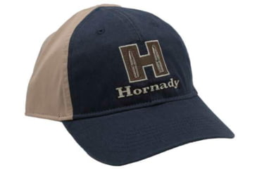 Image of Hornady One Size Cap, Blue and Khaki, 99210