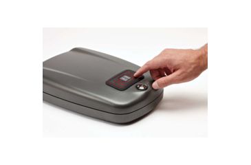 Image of Hornady RAPiD Safe 2600KP Large Lock Box Electronic RFID Safe With KeyPad, 98177