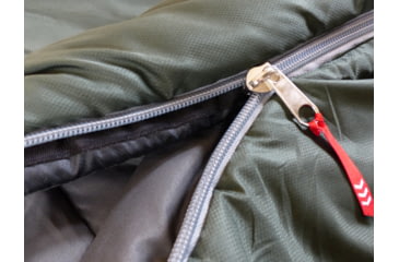 Image of Hotcore Fatboy 400 Rectangular Sleeping Bag, Forest Green, 93in x 42in, Fatboy 400
