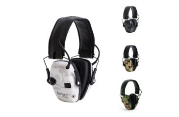 Image of Howard Leight Impact Sport MultiCam Electronic Earmuff, Alpine Camo, Black Camo, Camo, Mossy Oak Break Up
