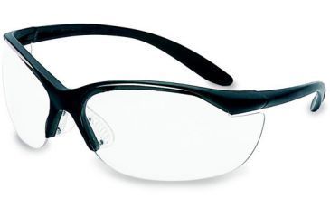 Image of Howard Leight Vapor 2 Light Weight Protective Eyeglasses Black Frame / Clear Lens