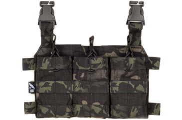 Image of HRT Tactical Gear Triple-AR Placard, Multicam Black, HRT-FP3AR1-AA-MB