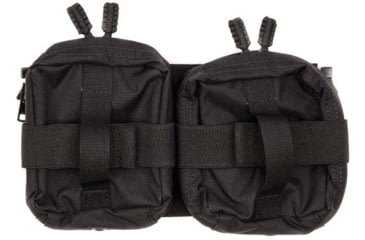 Image of HRT Tactical Gear Dual Removable GP Zip-On Panel, Black, HRT-ZPGP02-AA-BK