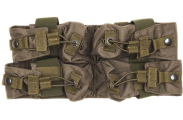 Image of HRT Tactical Gear Quad Flashbang Zip-On Panel, Ranger Green, HRT-ZPFBP1-AA-RG