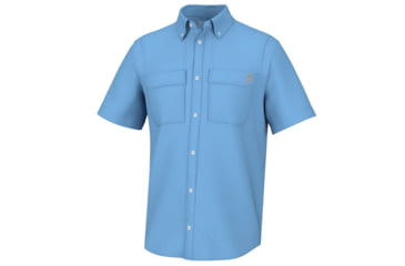 Image of HUK Performance Fishing Back Draft SS Shirt - Mens, Marolina Blue, M, H1500183-420-M