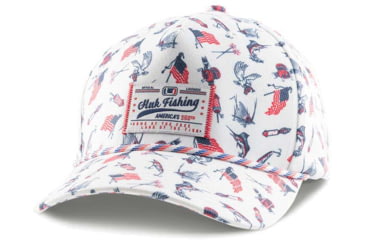 Image of HUK Performance Fishing America Rope Snapback - Mens