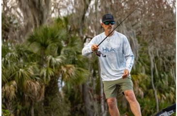 Image of HUK Performance Fishing And Bars Trucker Hat - Mens