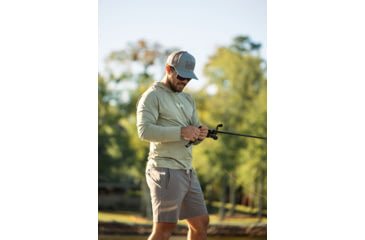 Image of HUK Performance Fishing And Bars Trucker Hat - Mens
