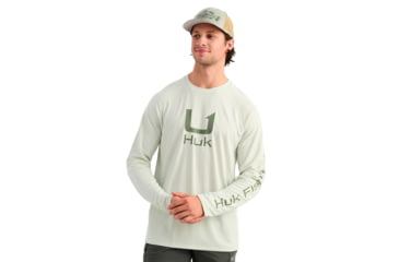 Image of HUK Performance Fishing Icon Long Sleeve Crew - Mens