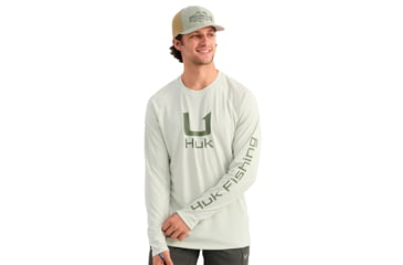 Image of HUK Performance Fishing Icon Long Sleeve Crew - Mens