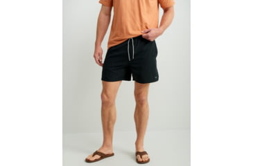 Image of HUK Performance Fishing Pursuit Printed Volley Short - Mens, Black, Small, H2000227-001-S