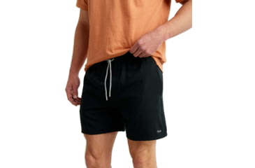 Image of HUK Performance Fishing Pursuit Printed Volley Short - Mens, Black, Small, H2000227-001-S