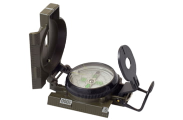 Image of Humvee Adventure Gear Military Compass OD Green, HMVCOMPASSOD