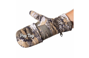 Image of Huntworth Barrow Heat Boost Windproof Softshell Hunting Glove - Mens, Disruption, Large, E-1436-DC-L
