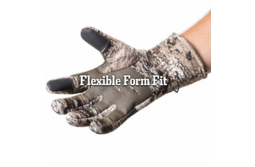 Image of Huntworth Barrow Heat Boost Windproof Softshell Hunting Glove - Mens, Tarnen, Extra Large, E-1433-TRN-XL