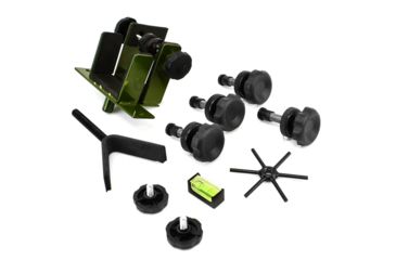 Image of Hyskore Dual Damper Shooting &amp; Sighting Rest, Black/OD Green, 30275