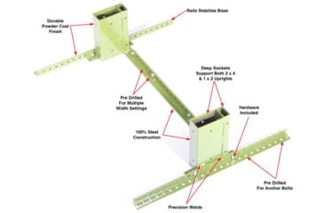 Image of Hyskore Target Hound 1000 Yards Target Stand, Od Green, 30310