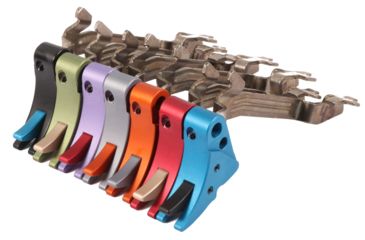 Image of HYVE Technologies Monarch Trigger System, Glock 42, Violet Shoe/Black Safety, G42-T1-7-1