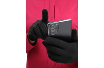 Image of Icebreaker 260 Tech Glove Liners, Black, Medium, IB104827001M