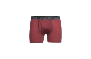 Image of Icebreaker Anatomica Boxers w Fly, Vintage Red, M, 103030605M