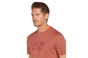 Image of Icebreaker Men Merino 150 Tech Lite SS Tee Van Life, Cedar Wood, L, IB0A572G01ML