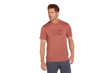 Image of Icebreaker Men Merino 150 Tech Lite SS Tee Van Life, Cedar Wood, L, IB0A572G01ML