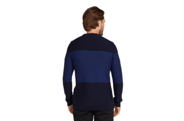 Image of Icebreaker Men Waypoint Crewe Sweater, Midnight Navy/Royal Navy/CB, L, IB104328938L