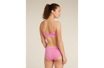 Image of Icebreaker Merino 150 Siren Bra w/ Inserts - Women's, Pop, Extra Small, IB1047080A8XS