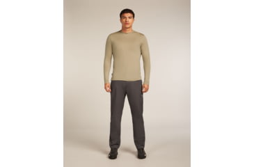Image of Icebreaker Merino Blend 125 Cool-Lite Sphere Long Sleeve Tee - Mens, Flagstone, Large, IB0A56ZL0GXL