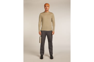 Image of Icebreaker Merino Blend 125 Cool-Lite Sphere Long Sleeve Tee - Mens, Flagstone, Large, IB0A56ZL0GXL