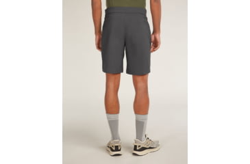 Image of Icebreaker Merino Blend Elevation Stretch 9 Shorts - Mens, Obsidian, 32, IB0A577O0A132