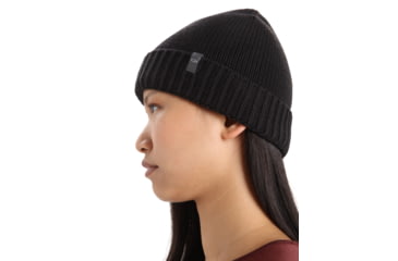 Image of Icebreaker Vela Cuff Beanie, Black, One Size, IB105237001OS