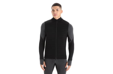 Image of Icebreaker ZoneKnit Insulated Vest - Men's, Black, 2XL, IB0A56FB001XXL