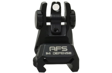 Image of IMI Defense AFS Rear Aluminum Flip Up Sight, Black, 14639