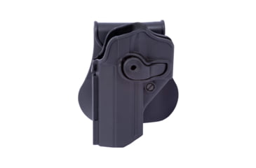 Image of IMI Defense Polymer OWB Paddle Holster, IWI Jericho, Magnum Research Baby Eagle .40 S&amp;W, Magnum Research Baby Eagle 9mm, Black, Left, IMI-Z1270LHBLACK