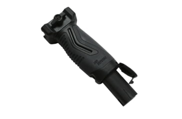 Image of IMI Defense OVG Overmolding Vertical Front Grip, Black/Black, IMI-ZG105BLACK/BLACK