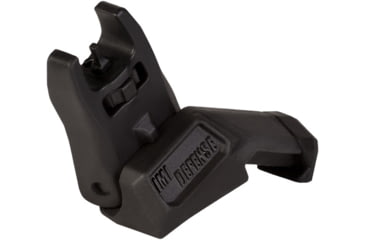 Image of IMI Defense TFS Polymer Front Flip Up Sight, 45 Degrees Offset, Black, 14640