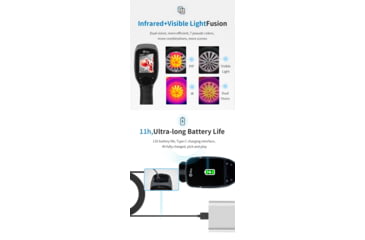 Image of Infiray Handheld Thermal Imaging Imager, Black/Red, C200