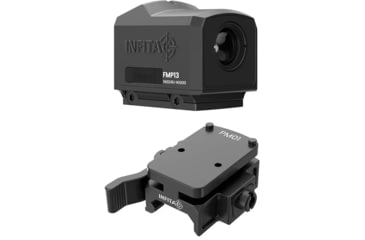 Image of InfiTac Fast Mini FMP13 0.5x Thermal Rifle Scope, 256x192, 60Hz, Black, FMP13 &amp; InfiTac PM01 Picatinny Rail Mount, RMR footprint, PM01