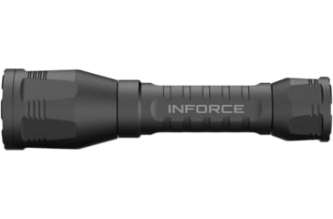 Image of INFORCE ARC 650-Lr-H Rechargeable 18650 Li-Ion 1400 Lumens LED Flashlight Handheld Kit, Black, IF73002