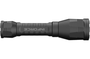 Image of INFORCE ARC 650-Lr-H Rechargeable 18650 Li-Ion 1400 Lumens LED Flashlight Handheld Kit, Black, IF73002