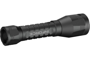 Image of INFORCE ARC 650-Lr-H Rechargeable 18650 Li-Ion 1400 Lumens LED Flashlight Handheld Kit, Black, IF73002