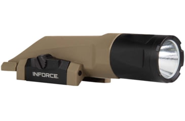 Image of INFORCE Gen 3 - WMLx White-IR 900 Lumens Weapon Light, CR123a, FDE Body, IF71014DE