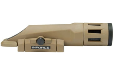 Image of INFORCE Multifunction LED Weapon Mounted Light, CR123A, IR/White, 700 Lumens, Flat Dark Earth, WX-06-2