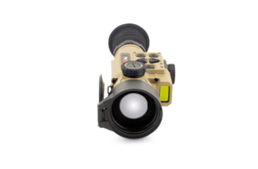Image of IRAYUSA Hybrid Compact, Thermal Sight, 3.5X Magnification, 50mm Objective, Multiple Reticles, 1440x1080 AMOLED Display, Cerakote Finish, Tan, IRAY-HCH50R