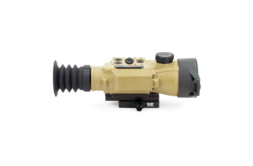 Image of IRAYUSA Hybrid Compact, Thermal Sight, 3.5X Magnification, 50mm Objective, Multiple Reticles, 1440x1080 AMOLED Display, Cerakote Finish, Tan, IRAY-HCH50R