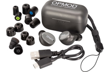 Image of ISOtunes Sport OPMOD CALIBER True Wireless Tactical Earbuds w/ Bluetooth, 25 NRR, Wolf Gray, Universal, IT-17OPGR