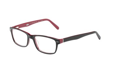 Image of Jaguar Spirit 31700 Bifocal Prescription Eyeglasses, Matte Black/Red Frame, JG317006852BI