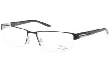 Image of Jaguar Spirit 33552 Single Vision Prescription Eyeglasses, Black/White Frame, JG33552780SV